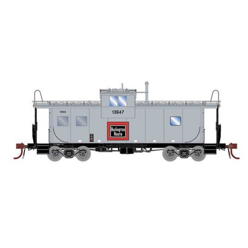 Athearn Genesis G1096 ICC Caboose Burlington CB&Q 13647 w/DCC Lights & Sound