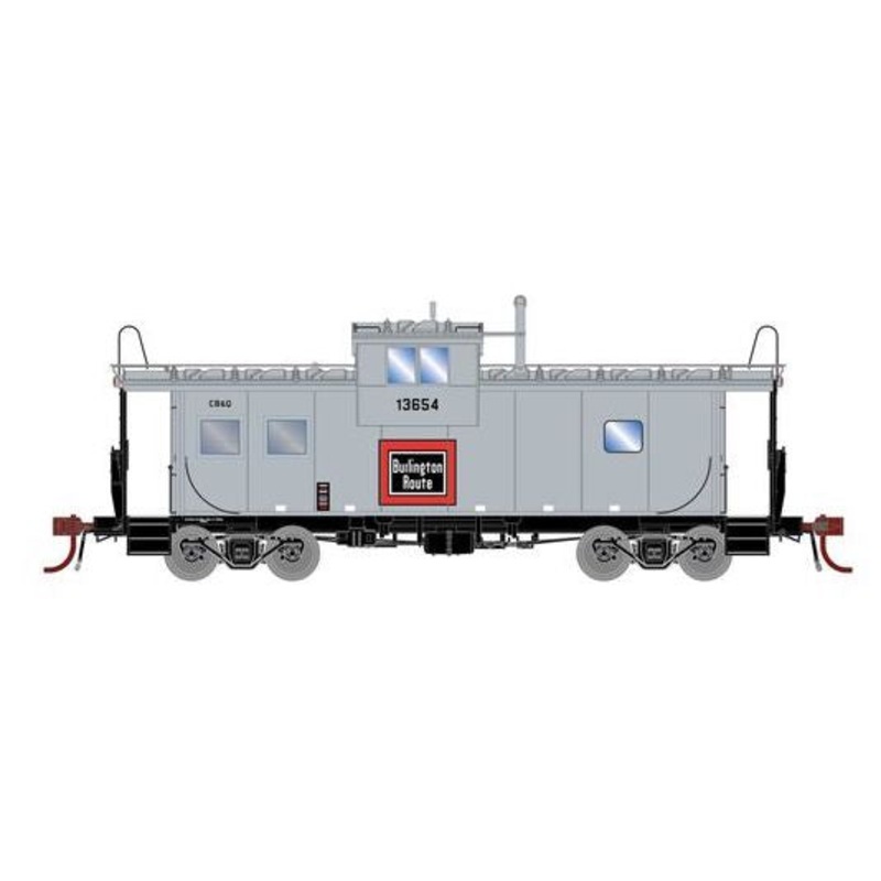 Athearn Genesis G1097 ICC Caboose Burlington CB&Q 13654 w/DCC Lights & Sound