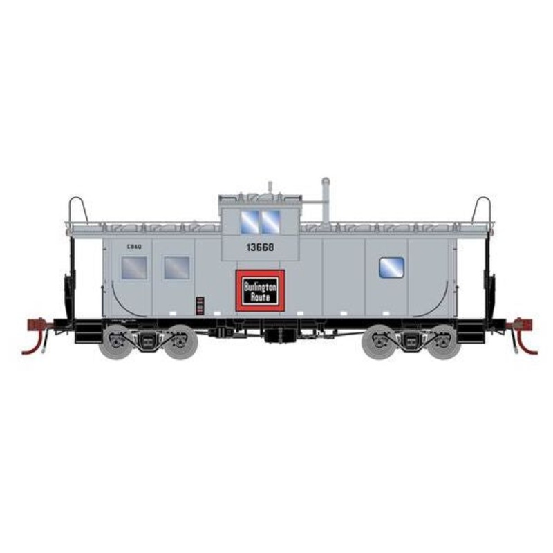 Athearn Genesis G1098 ICC Caboose Burlington CB&Q 13668 w/DCC Lights & Sound
