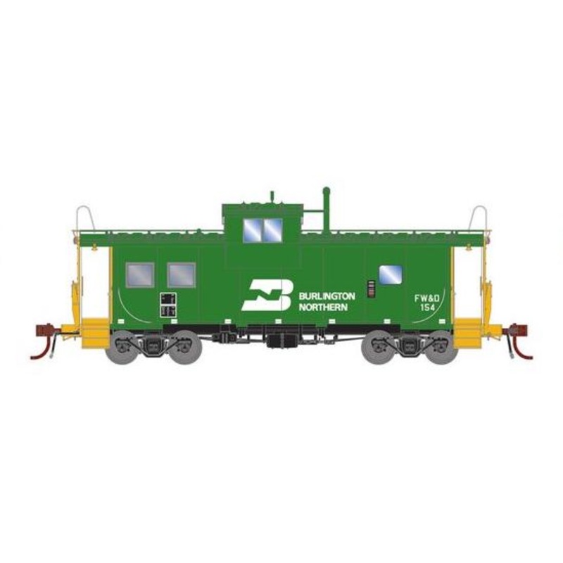 Athearn Genesis G1103 ICC Caboose Fort Worth & Denver (BN) FWD 154 w/DCC Lights & Sound