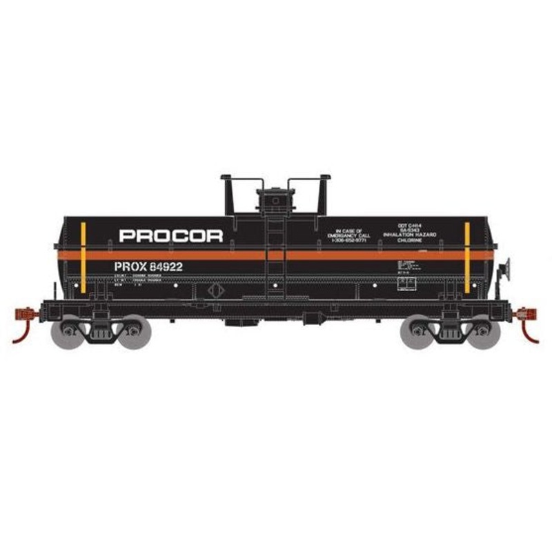 Athearn RTR 1295 HO Scale Chemical Tank Procor PROX 84922
