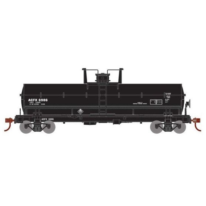 Athearn RTR 1296 HO Scale Chemical Tank Car American Car & Foundry ACFX 6986