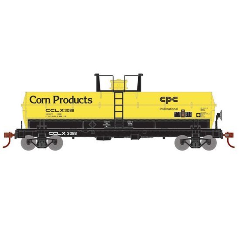 Athearn RTR 1302 HO Scale Chemical Tank Crystal Car Line CCLX 3088