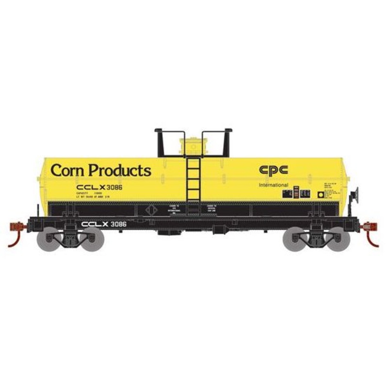Athearn RTR 1304 HO Scale Chemical Tank Crystal Car Line CCLX 3086