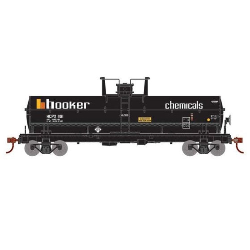 Athearn RTR 1308 HO Scale Chemical Tank Hooker Chemicals HCPX 1191