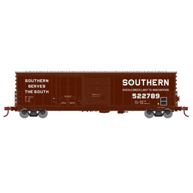 Athearn RTR 1330 HO Scale 50' ACF Combo Door Box Car Southern SOU 522789