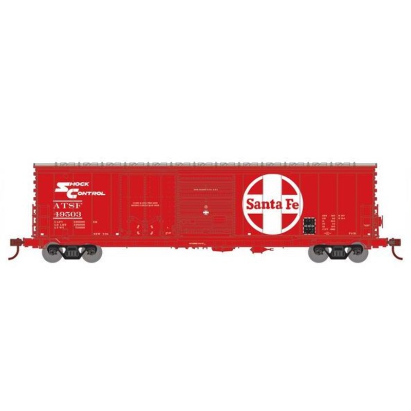 Athearn RTR 1331 HO Scale 50' ACF Combo Door Box Car Santa Fe ATSF 49503