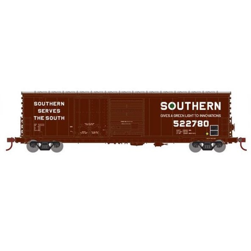 Athearn RTR 1332 HO Scale 50' ACF Combo Door Box Car Southern SOU 522780