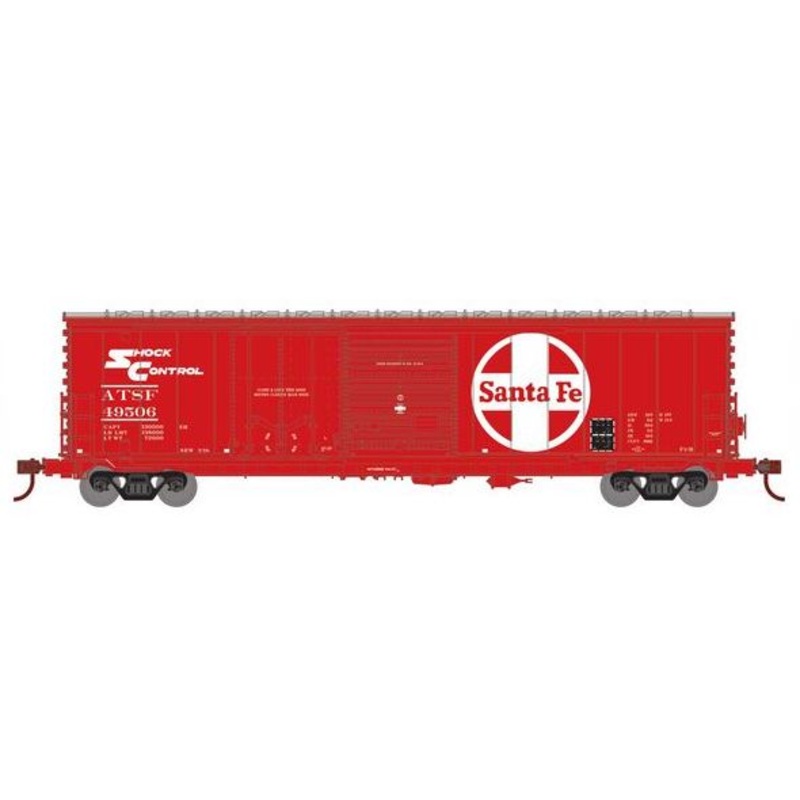 Athearn RTR 1333 HO Scale 50' ACF Combo Door Box Car Santa Fe ATSF 49506