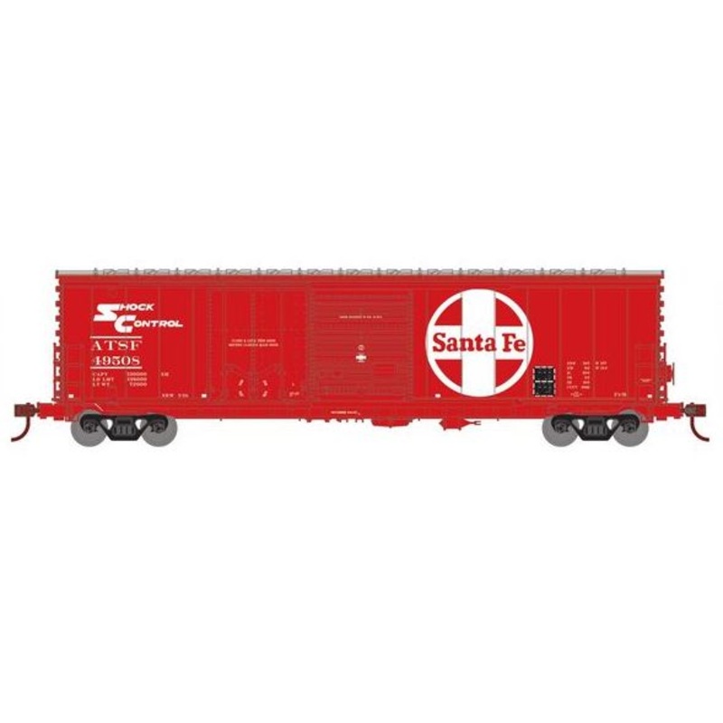 Athearn RTR 1335 HO Scale 50' ACF Combo Door Box Car Santa Fe ATSF 49508