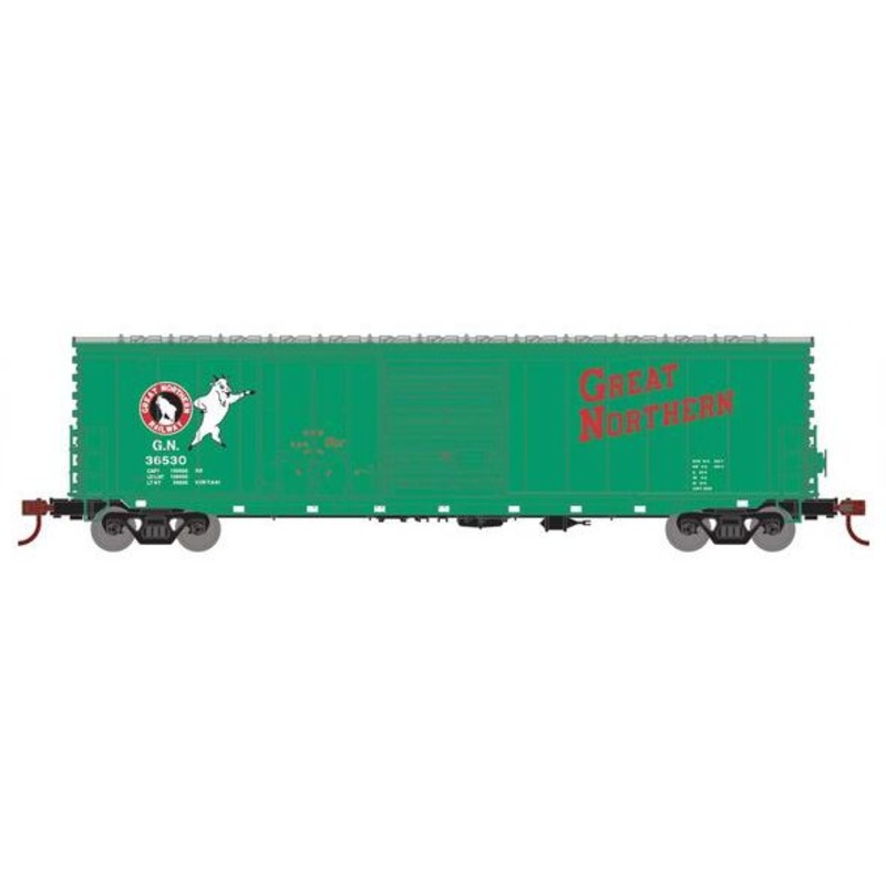 Athearn RTR 1337 HO Scale 50' ACF Combo Door Box Car Great Northern GN 36530
