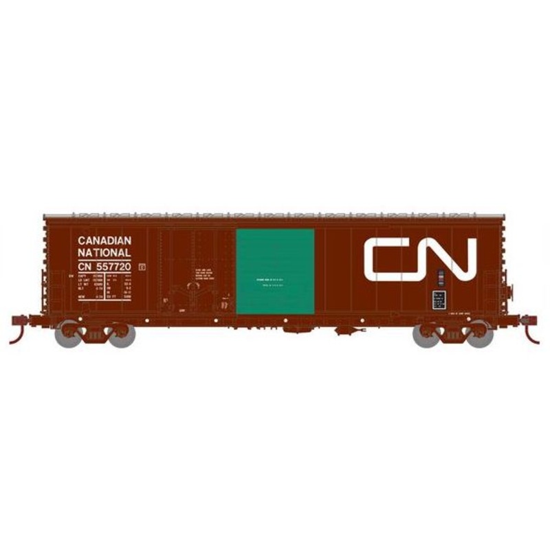 Athearn RTR 1346 HO Scale 50' ACF Combo Door Box Car Canadian National CN 557720