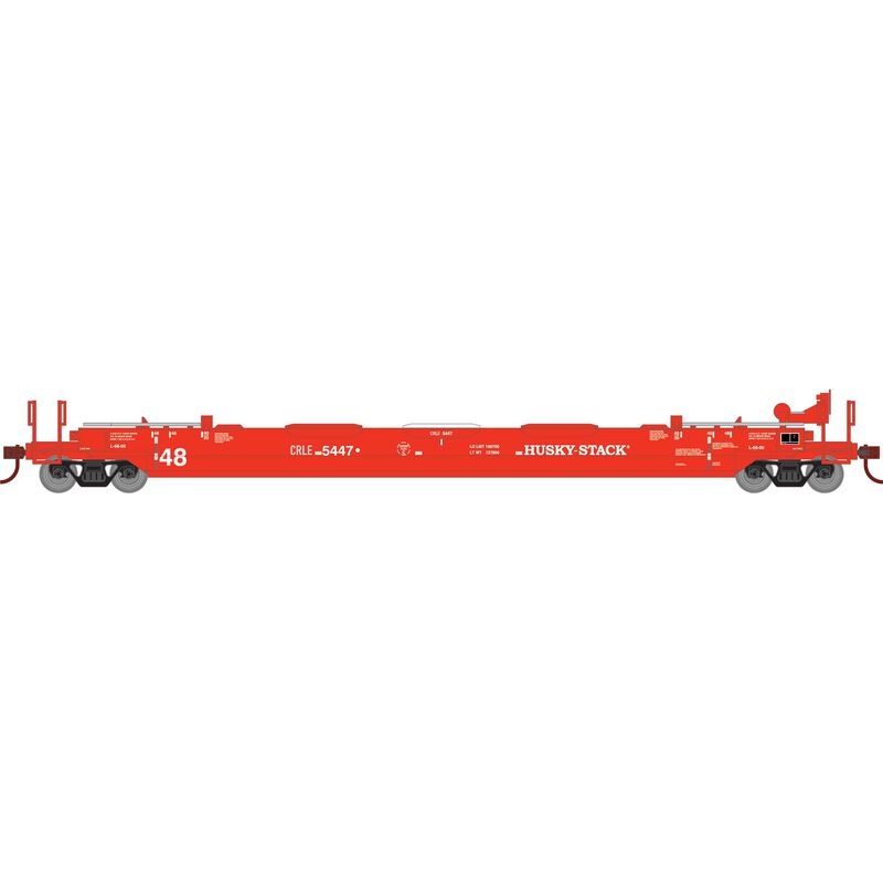 Athearn RTR 1353 HO Scale 48' Husky Stack Well Car Coe Rail Leasing CRLE 5447