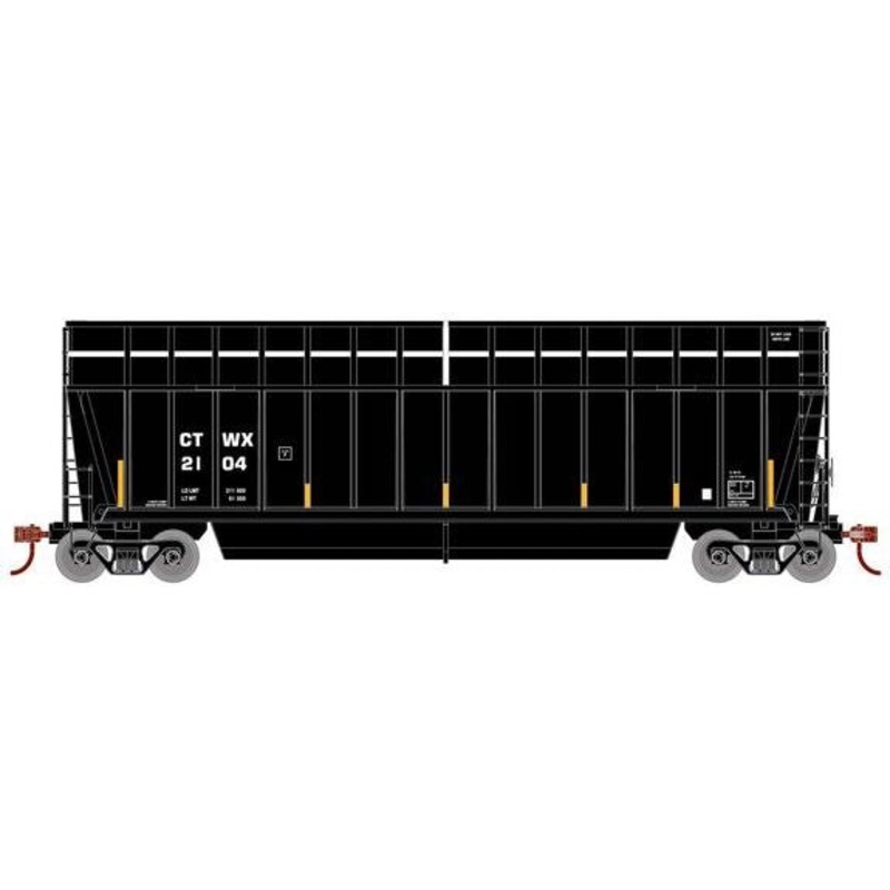 Athearn RTR 1380 HO Scale Bathtub Gondola w/Extended Side Conshohocken Rail CTWX 2104