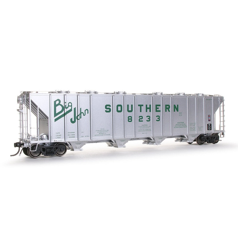 Exactrail Platinum EP81708-5 HO Scale Magor 4948 Big John Covered Hopper Southern 8247