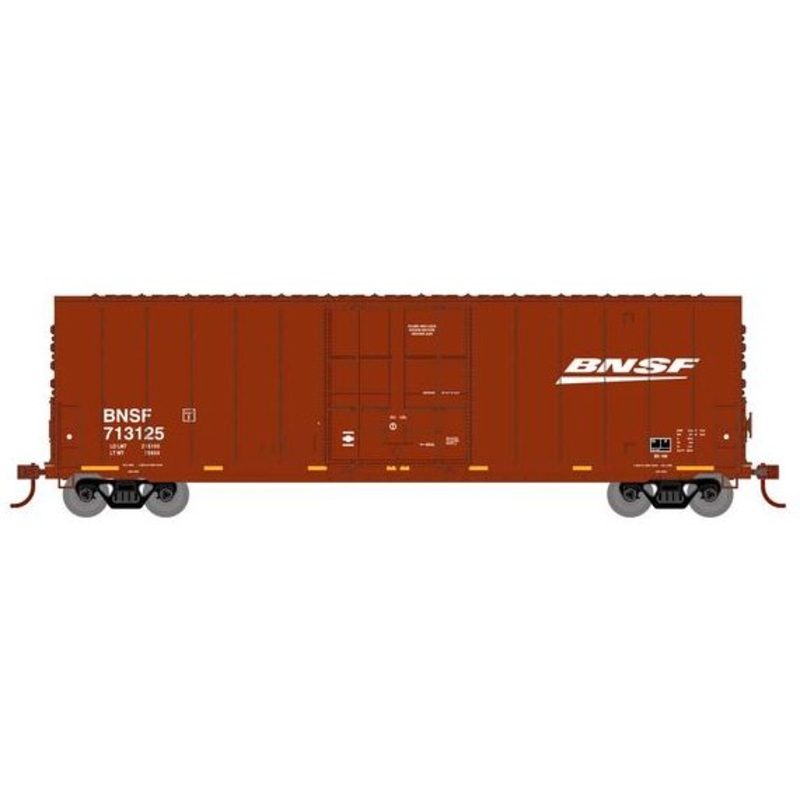 Roundhouse 1176 HO Scale 50' High Cube Smooth Side Box Car BNSF 713125