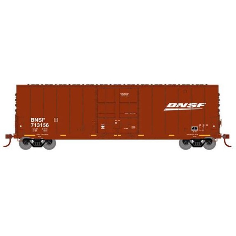 Roundhouse 1178 HO Scale 50' High Cube Smooth Side Box Car BNSF 713156