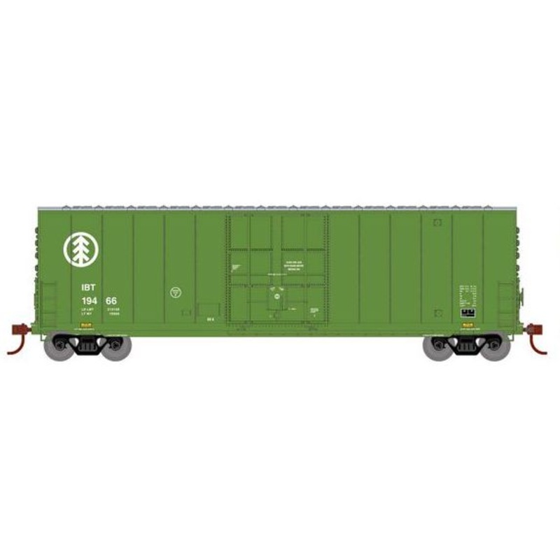 Roundhouse 1187 HO Scale 50' High Cube Smooth Side Box Car International Bridge & Terminal IBT 19466