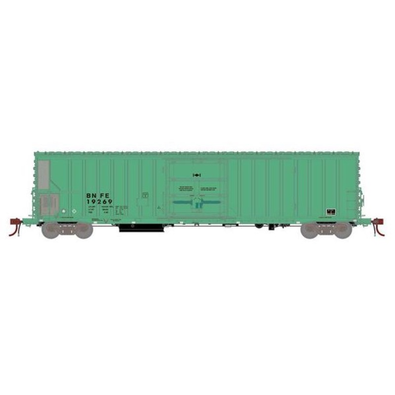 Athearn Genesis G1129 FGE 57' Mechanical Reefer BN BNFE 'Green' 19269 w/Sound Prime for Grime