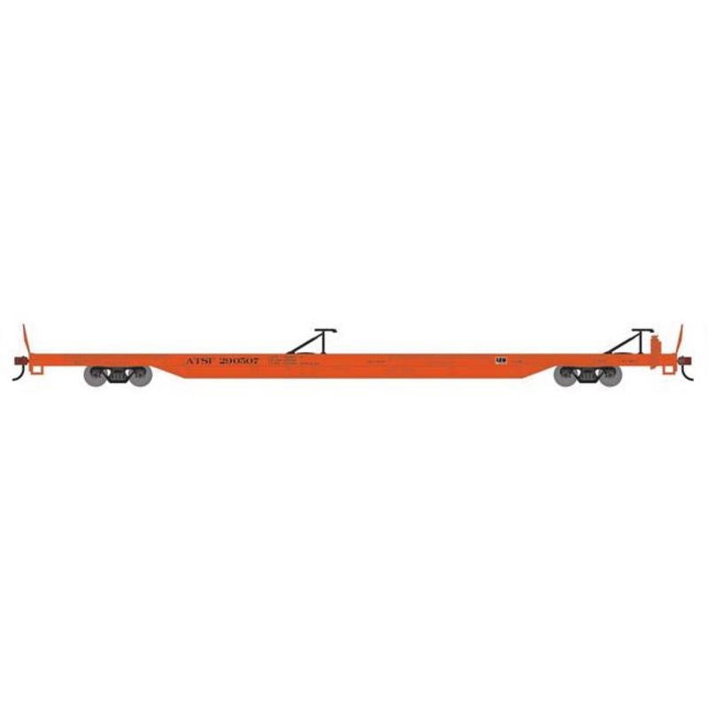 Athearn RTR 1536 HO Scale 85' TOFC Flatcar Santa Fe ATSF 290507