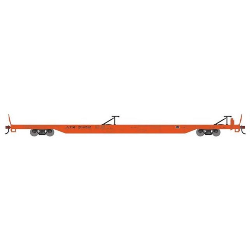 Athearn RTR 1537 HO Scale 85' TOFC Flatcar Santa Fe ATSF 290512