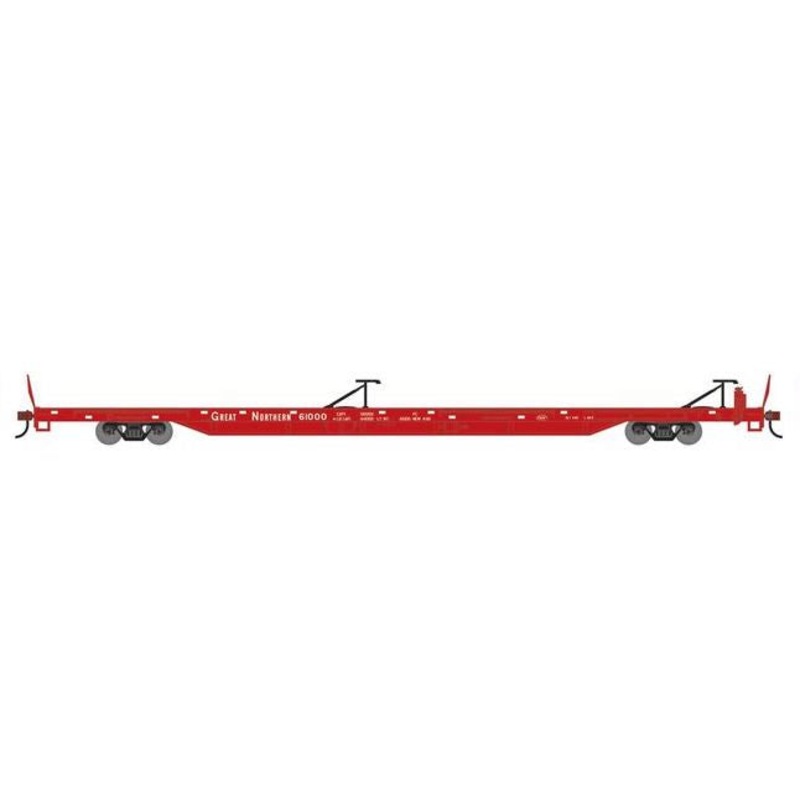 Athearn RTR 1545 HO Scale 85' TOFC Flatcar Great Northern GN 61000