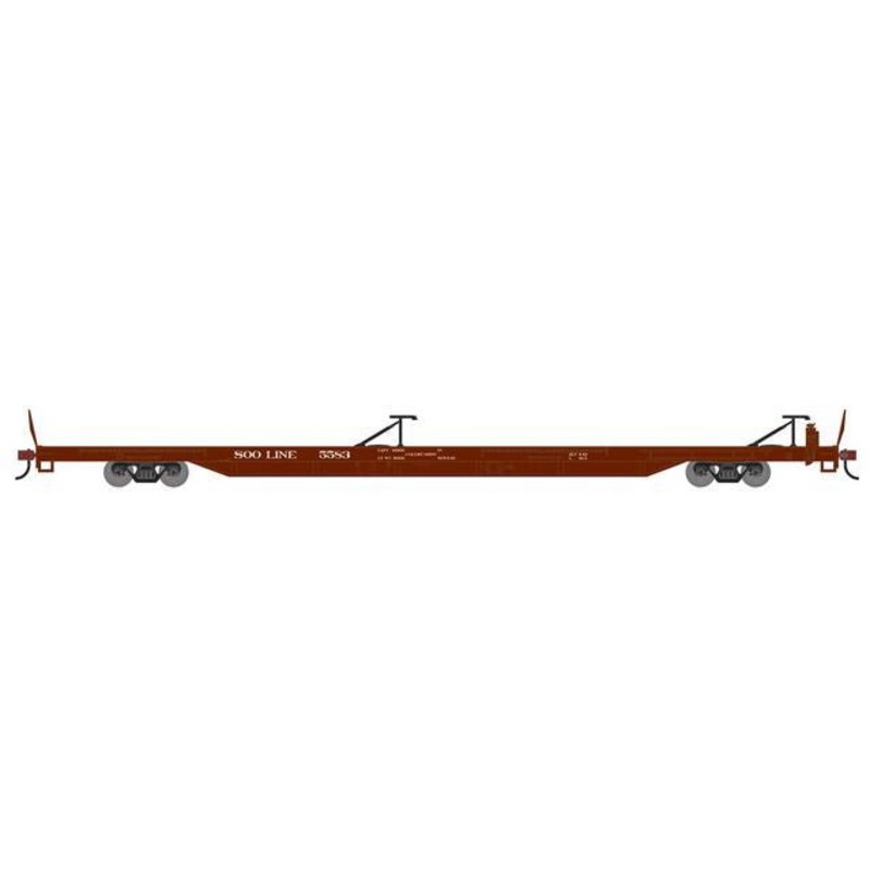 Athearn RTR 1552 HO Scale 85' TOFC Flatcar SOO Line 5583