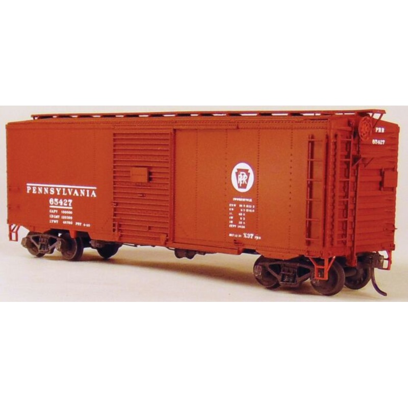 Funaro & Camerlengo  HO Scale PRR X37 & X37A Boxcar Resin Kit 5 Pack