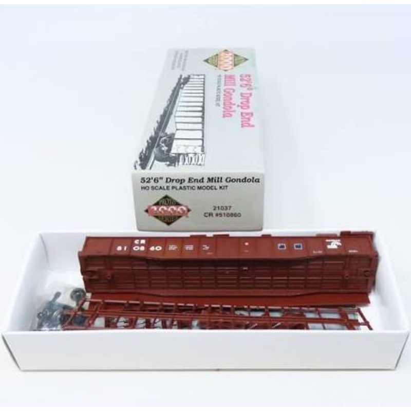 Proto 2000 920-21037 HO Scale 52'6" Drop End Mill Gondola  Kit Conrail CR 510860 - NOS