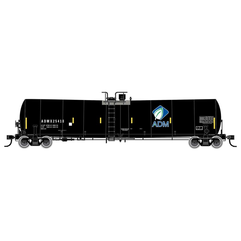 Walthers Mainline 910-48201 HO Scale Trinity 25,000 Gal Tank Car Archer-Daniels-Midland ADMX 25410