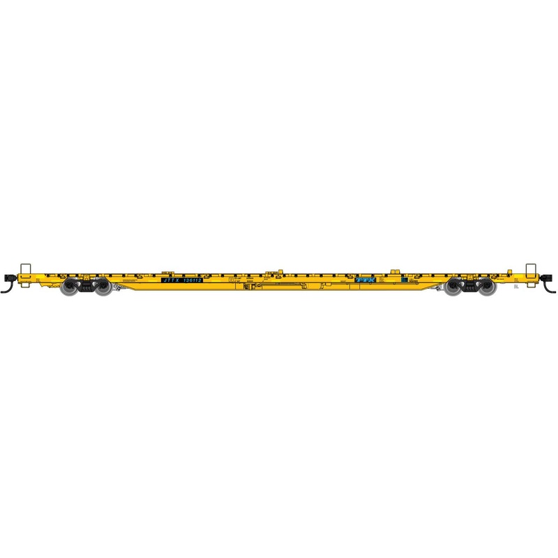 Walthers Proto 920-104603 HO Scale 89' 110-Ton Greenbrier Flatcar TTX JTTX 136345