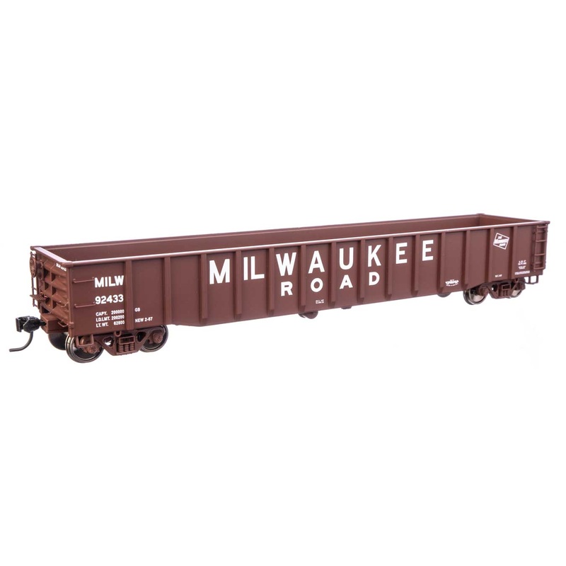 Walthers Proto 920-105517 HO Scale 53' Thrall Gondola Milwaukee Road MILW 92440