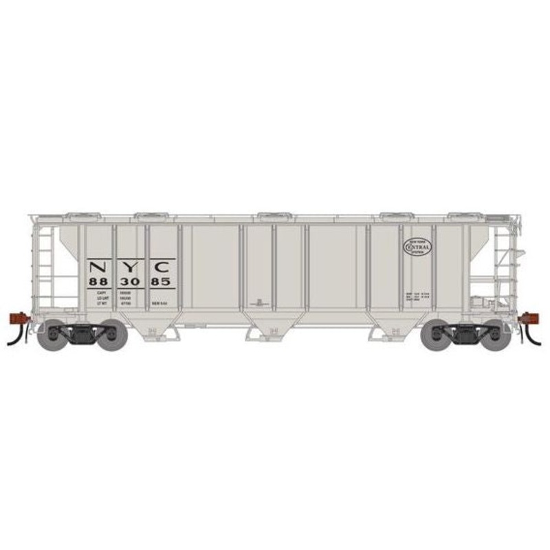 Athearn Genesis G1271 HO Scale PS-2 2893 Covered Hopper New York Central NYC 883085