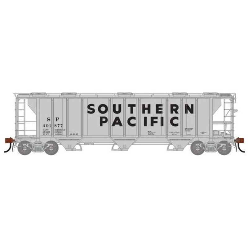 Athearn Genesis G1272 HO Scale PS-2 2893 Covered Hopper Southern Pacific SP 401877