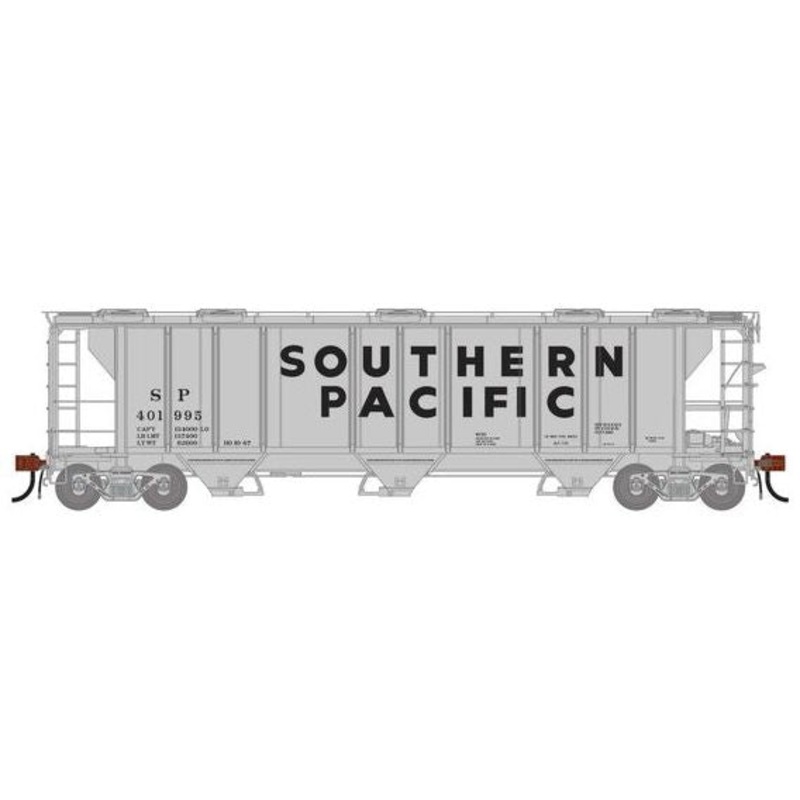 Athearn Genesis G1273 HO Scale PS-2 2893 Covered Hopper Southern Pacific SP 401995