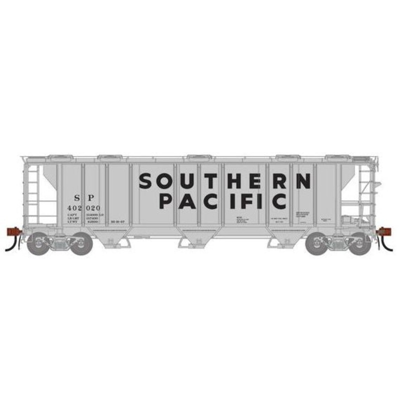 Athearn Genesis G1274 HO Scale PS-2 2893 Covered Hopper Southern Pacific SP 402020