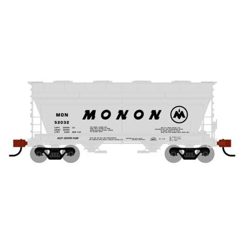 Athearn RTR 1686 HO Scale ACF 2970 Covered Hopper Monon 52032