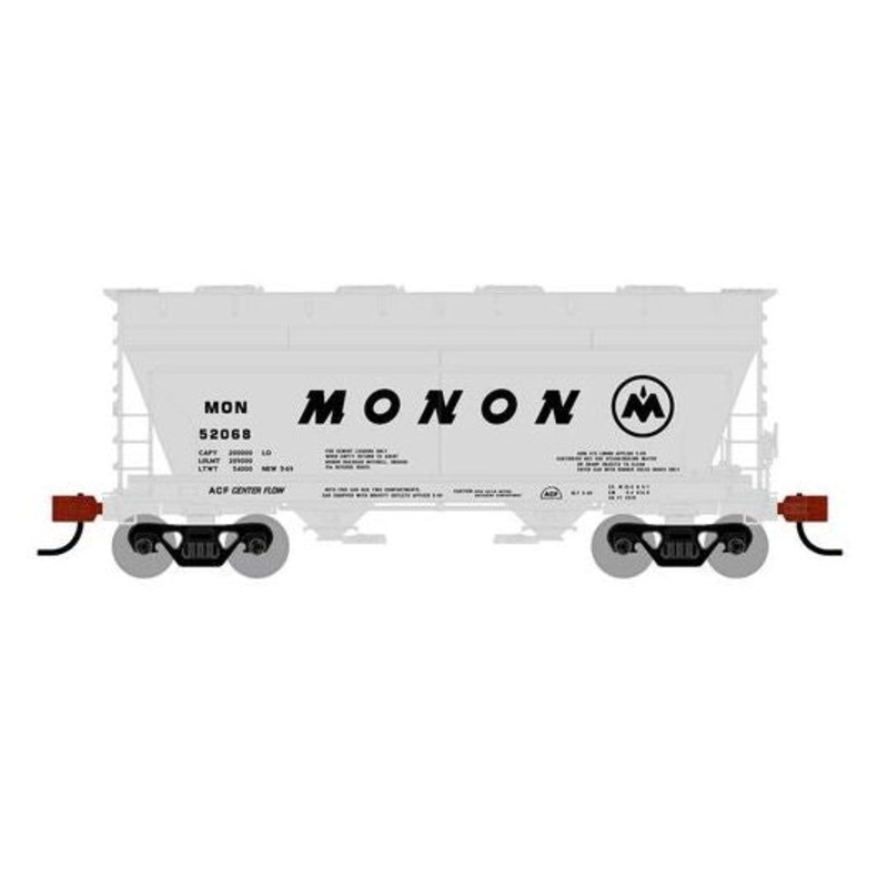 Athearn RTR 1687 HO Scale ACF 2970 Covered Hopper Monon 52068
