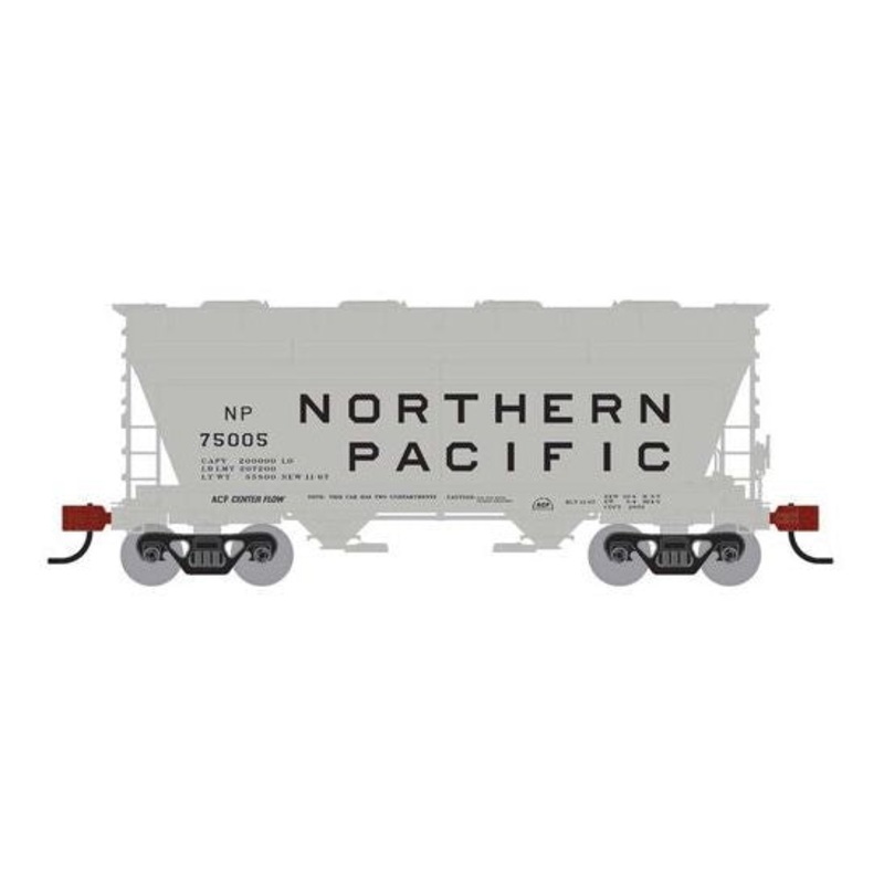 Athearn RTR 1689 HO Scale ACF 2970 Covered Hopper Northern Pacific NP 75005
