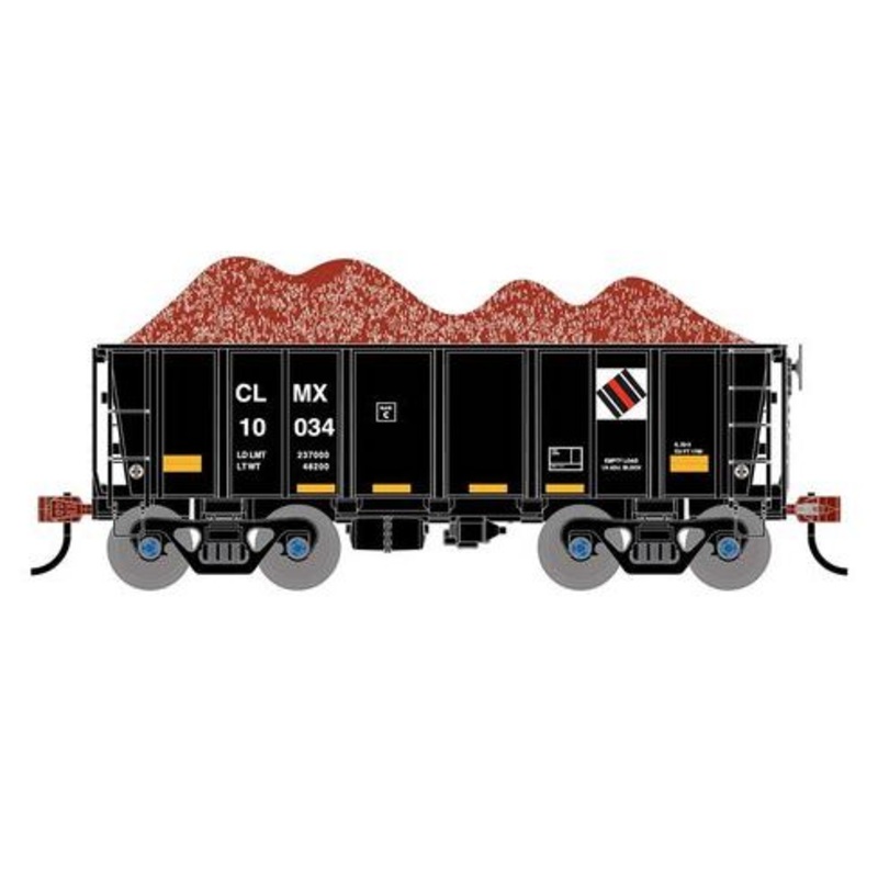 Athearn RTR 1710 HO Scale 26' Ore Car Low Side w/Load Cyprus Sierrita Corp CLMX 10034