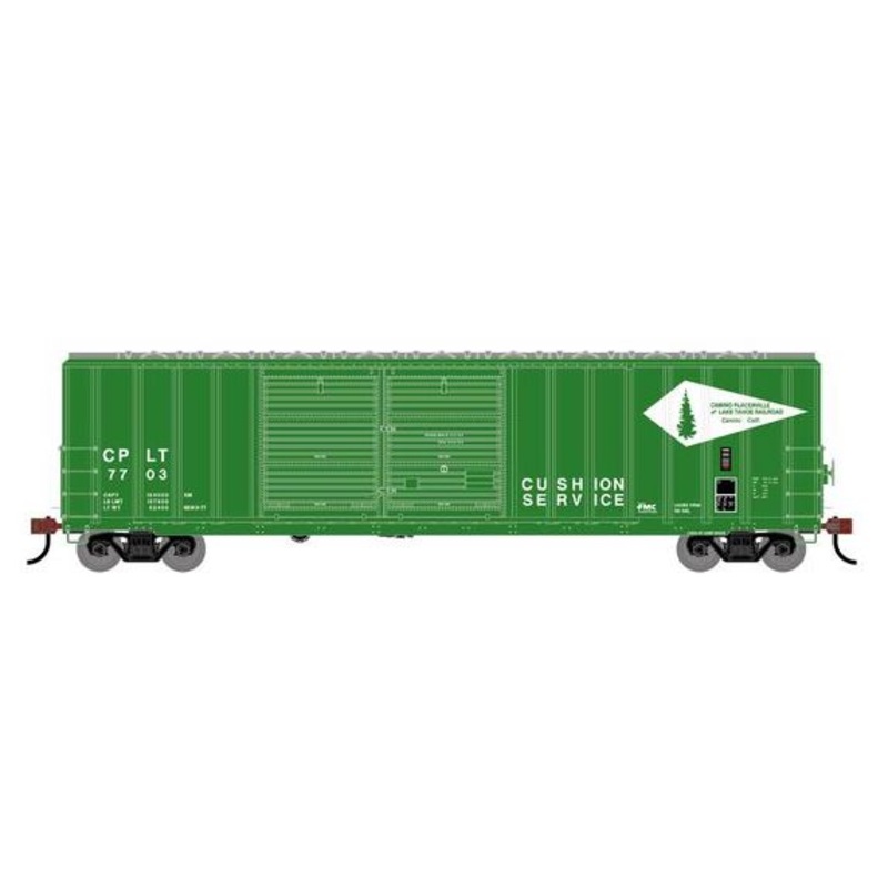Athearn RTR 1737 HO Scale 50' FMC 5077 DBL Door Boxcar Camino Placerville & Lake Tahoe CPLT 7703