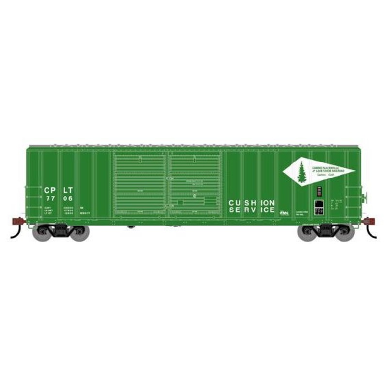 Athearn RTR 1738 HO Scale 50' FMC 5077 DBL Door Boxcar Camino Placerville & Lake Tahoe CPLT 7706