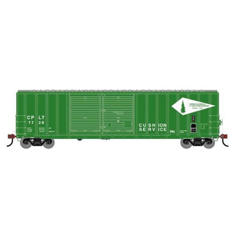 Athearn RTR 1739 HO Scale 50' FMC 5077 DBL Door Boxcar Camino Placerville & Lake Tahoe CPLT 7728