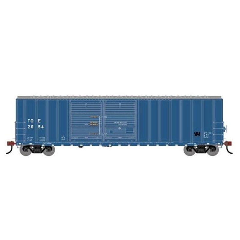 Athearn RTR 1740 HO Scale 50' FMC 5077 DBL Door Boxcar Texas, Oklahoma and Eastern TOE 2654