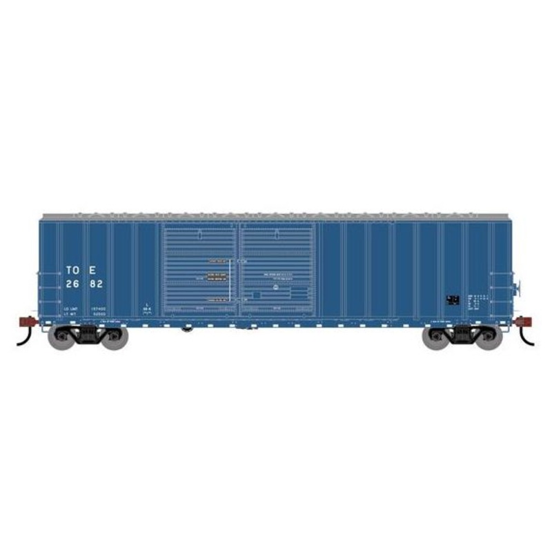 Athearn RTR 1741 HO Scale 50' FMC 5077 DBL Door Boxcar Texas, Oklahoma and Eastern TOE 2682