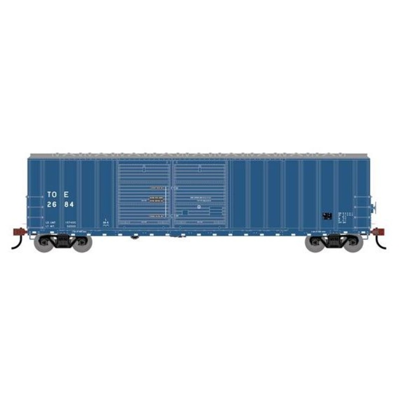 Athearn RTR 1742 HO Scale 50' FMC 5077 DBL Door Boxcar Texas, Oklahoma and Eastern TOE 2684