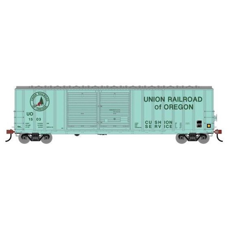 Athearn RTR 1744 HO Scale 50' FMC 5077 DBL Door Boxcar Union Railroad of Oregon UO 1503