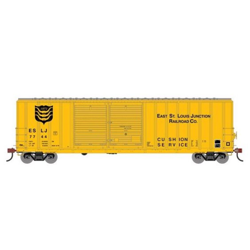Athearn RTR 1751 HO Scale 50' FMC 5347 DBL Door Boxcar East St-Louis Junction ESLJ 7744