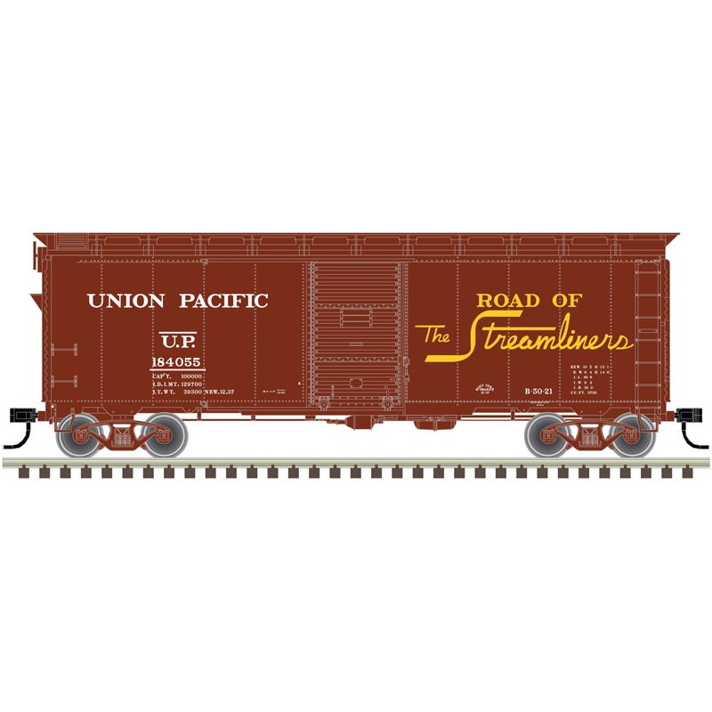 Atlas Trainman 20006256 HO Scale 40' 1937 AAR Boxcar Kit Union Pacific UP 184055