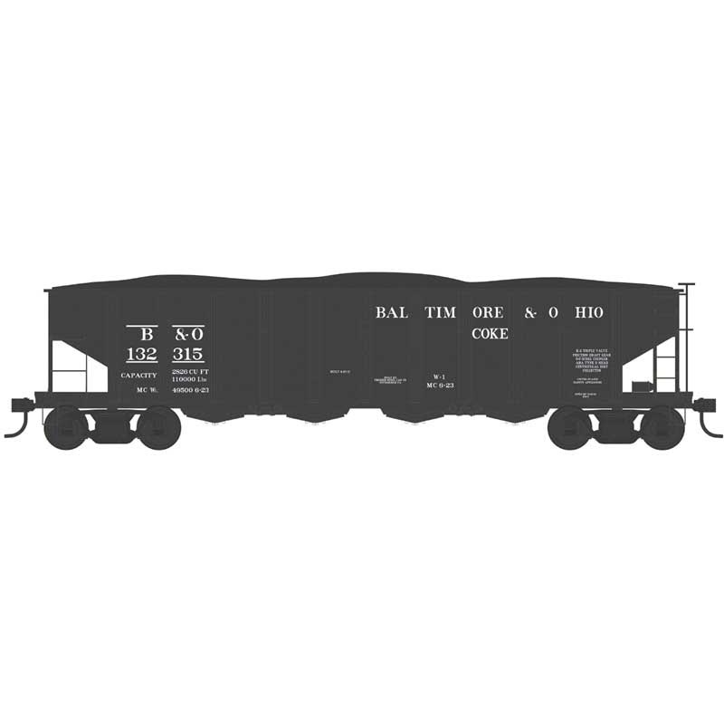 Bowser 42999 HO Scale W-1 Open Coke Hopper Baltimore & Ohio B&O 132392